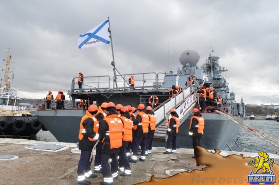 Крейсер «Москва» вернулся в Севастополь из Сирии - «Армия и флот»