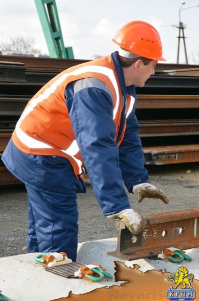 Запуск звеносборочной базы Крымской железной дороги - «Общество Крыма» Запуск звеносборочной базы Крымской железной дороги - «Общество Крыма»