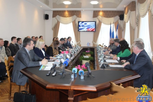 В администрации города Симферополя состоялась церемония подписания соглашения с делегацией Греческой Республики (ФОТО) - «Симферополь»