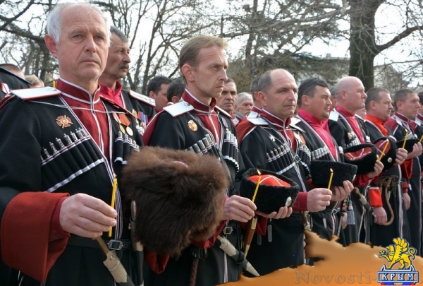 Митинг у Госсовета РК, посвященный событиям февраля 2014-го и началу возвращения Крыма в Россию - «Возвращение в Россию»