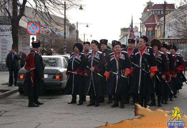 Митинг у Госсовета РК, посвященный событиям февраля 2014-го и началу возвращения Крыма в Россию - «Возвращение в Россию»