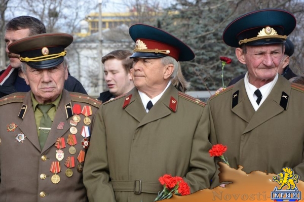 Митинг у Госсовета РК, посвященный событиям февраля 2014-го и началу возвращения Крыма в Россию - «Возвращение в Россию»