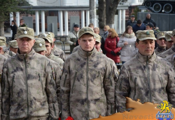 Митинг у Госсовета РК, посвященный событиям февраля 2014-го и началу возвращения Крыма в Россию - «Возвращение в Россию»