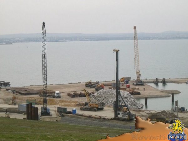 Керченский мост спрятали за колючей проволокой - «Керчь»