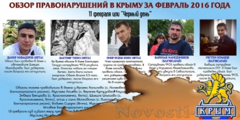 Правозащитники подготовили обзор правонарушений в Крыму за февраль (ФОТО)