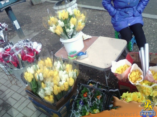 В канун 8 марта в Севастополе активизировались нелегальные точки по продаже цветов (ФОТО) - «Общество Крыма»