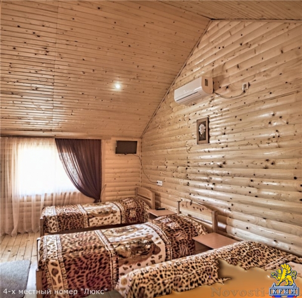 Отдых в Судаке. 4-х местный номер "Люкс" в деревянном мини-отеле у моря, Судак Отдых в Крыму 2016 - жильё в Крыму без посредников - «Отдых в Судаке»