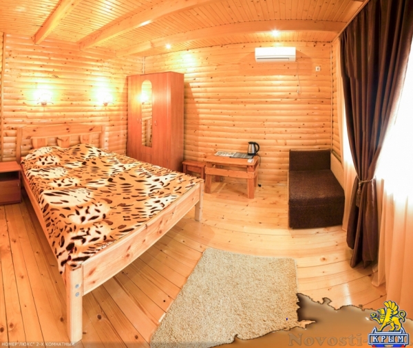 Отдых в Судаке. Номер"Семейный" двухкомнатный в деревянном мини-отеле у моря, Судак Отдых в Крыму 2016 - жильё в Крыму без посредников - «Отдых в Судаке»