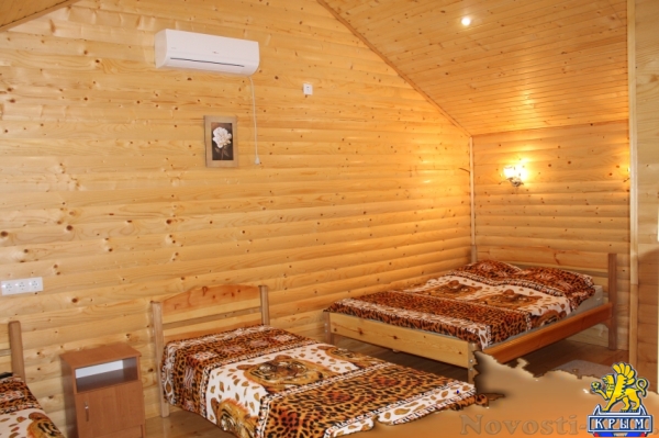 Отдых в Судаке. 4-х местный номер "Улучшенный" в деревянном мини-отеле у моря, Судак Отдых в Крыму 2016 - жильё в Крыму без посредников - «Отдых в Судаке»