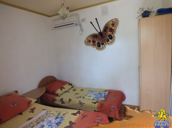 Отдых в Орджоникидзе. Двухкомнатный коттедж "Баттерфляй" со всеми удобствами 450 м до моря Отдых в Крыму 2016 - жильё в Крыму без посредников - «Отдых в Орджоникидзе»