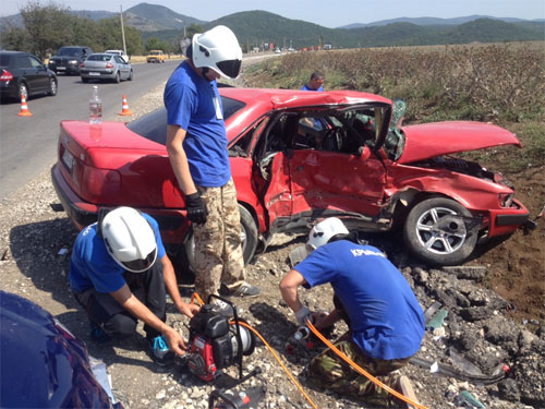 Информация о ДТП на трассе Симферополь-Керчь - «МЧС»