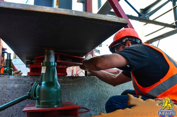 Строительство моста показали в 3D-панораме - «Керчь»