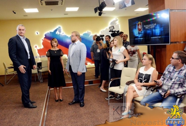 Глава Крыма открыл республиканский пресс-центр (ФОТО) - «Спорт Крыма»