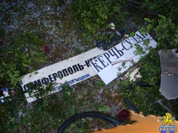 Скончался седьмой пассажир упавшего с обрыва в Крыму автобуса