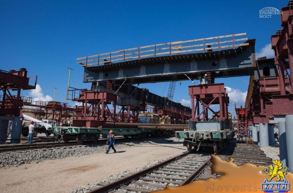 Строители приступили к сборке судоходных арок Крымского моста (ФОТО) - «Экономика Крыма»