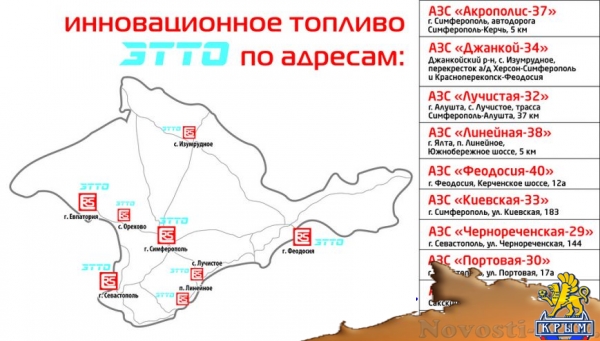 "ЭТТО" - топливо будущего для экологии в Крыму - «Симферополь»