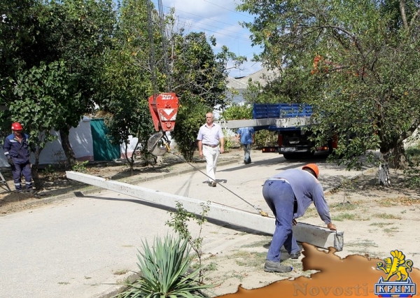 В Опасном началась полная замена электросетей - «Керчь»