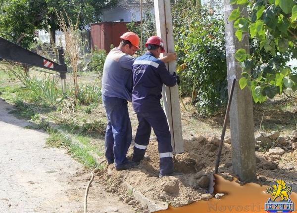 В Опасном началась полная замена электросетей - «Керчь»