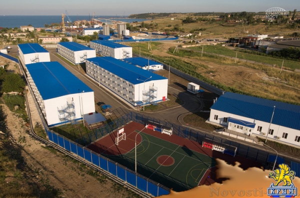 Создание временной инфраструктуры для моста завершено - «Керчь»