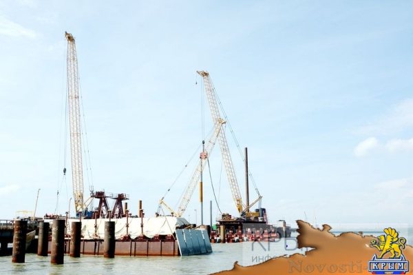 Крымский мост шагнул в море (ФОТО) - «Культура Крыма»