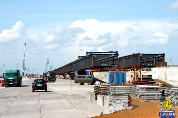 Крымский мост шагнул в море (ФОТО) - «Культура Крыма»