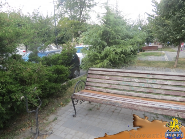 В Симферополе вандалы ломают скамейки и разрушают тротуар на улице Горького. При попустительстве полиции? (ФОТО) - «Происшедствия Крыма» В Симферополе вандалы ломают скамейки и разрушают тротуар на улице Горького. При попустительстве полиции? (ФОТО) - «Происшедствия Крыма»