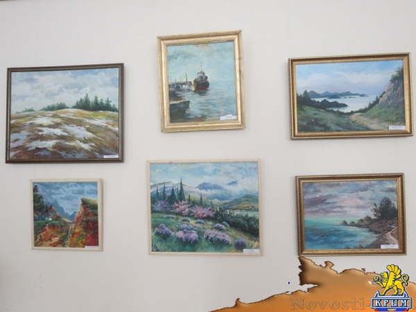 В Центральной городской библиотеке Симферополя проходит выставка пейзажей крымского художника Олега Ушакова (ФОТО) - «Общество Крыма»