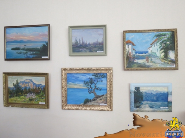 В Центральной городской библиотеке Симферополя проходит выставка пейзажей крымского художника Олега Ушакова (ФОТО) - «Общество Крыма»