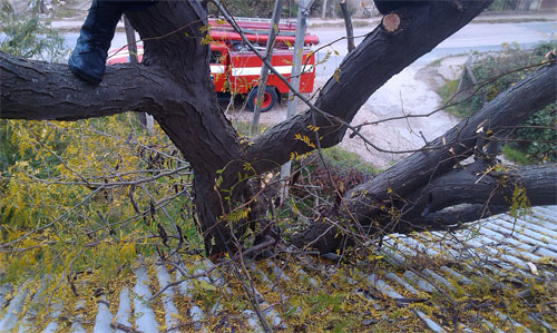 Сотрудники ГКУ РК «Пожарная охрана Республики Крым» пгт. Почтовое оказали помощь при ликвидации последствий непогоды - «МЧС» Сотрудники ГКУ РК «Пожарная охрана Республики Крым» пгт. Почтовое оказали помощь при ликвидации последствий непогоды - «МЧС»