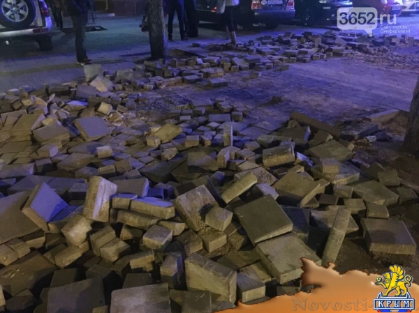 Центр Симферополя превратился в "дорогу с преградами" (ФОТОФАКТ) - «Симферополь» Центр Симферополя превратился в "дорогу с преградами" (ФОТОФАКТ) - «Симферополь»