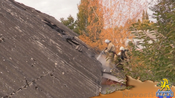 В Симферополе едва не сгорел жилой дом: На месте происшествия работали 29 пожарных (ФОТО, ВИДЕО) - «Симферополь»