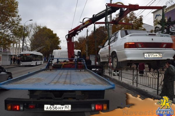 Эвакуаторы вышли на улицы Симферополя – штраф за стоянку в неположенном месте составляет 1,5 тыс руб (ФОТО) - «Общество Крыма»