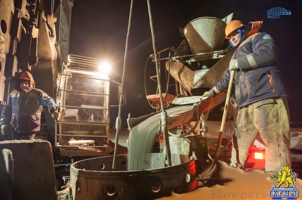 Керченский мост: на первом участке завершено строительство фундамента - «Керчь»