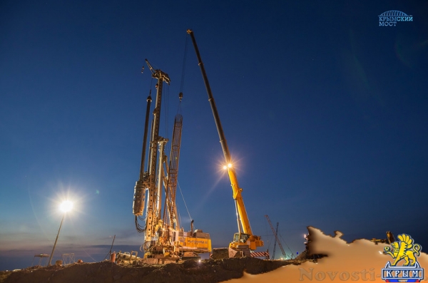 Керченский мост: на первом участке завершено строительство фундамента - «Керчь»