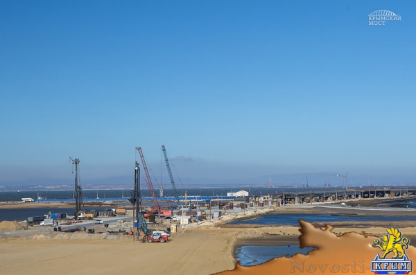 Керченский мост: на первом участке завершено строительство фундамента - «Керчь»