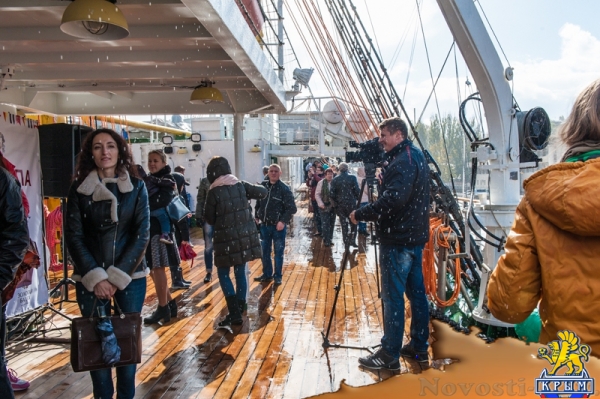 «Херсонес» поднимает паруса» (ФОТОРЕПОРТАЖ) - «Общество Крыма»