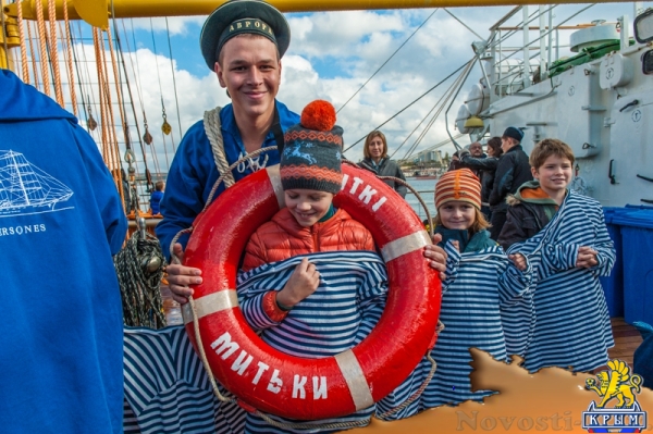 «Херсонес» поднимает паруса» (ФОТОРЕПОРТАЖ) - «Общество Крыма»