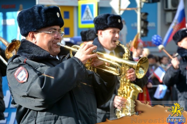 Мероприятия по случаю Дня народного единства в Симферополе - «70 лет Победы»