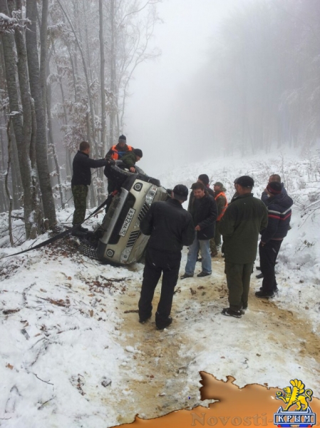 В крымских горах джип "сбежал" от водителя (ФОТО, ВИДЕО) - «Симферополь»