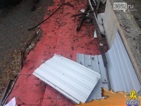 В Симферополе начали сносить минирынок по ул.Козлова (ФОТОФАКТ) - «Симферополь»