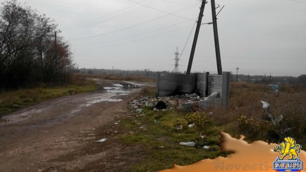 Окраины Керчи утопают в мусоре - «Керчь»