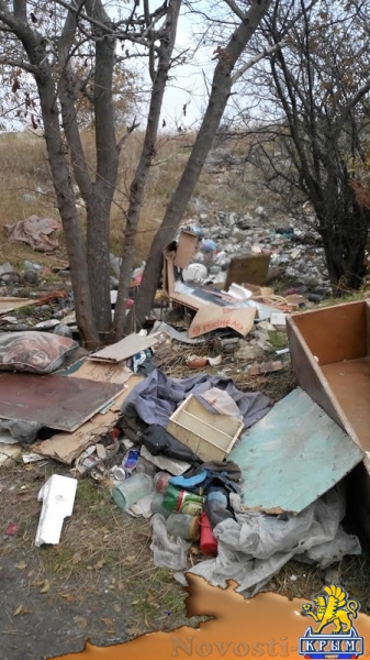 Окраины Керчи утопают в мусоре - «Керчь»