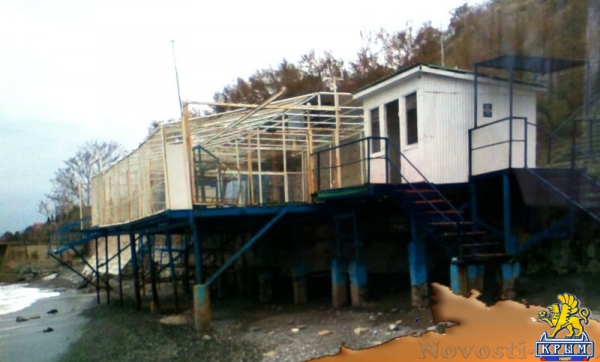 «Акватехноспорт» заявляет о законности возведения климатопавильона «Калипсо» в Алуште и наличии в нем спасательного поста (ФОТО) - «Туризм Крыма»