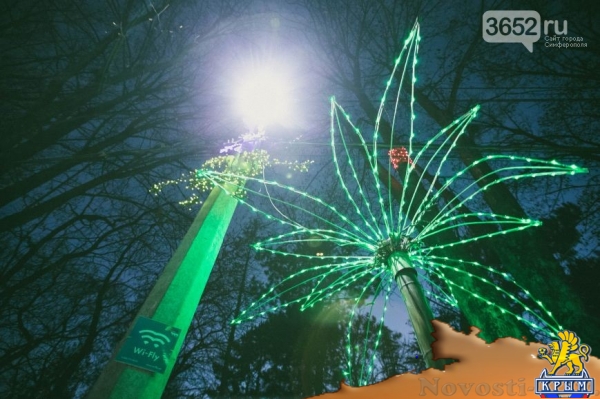 Симферопольский парк: игра ночных огней (ФОТО) - «Симферополь»