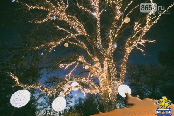Симферопольский парк: игра ночных огней (ФОТО) - «Симферополь»