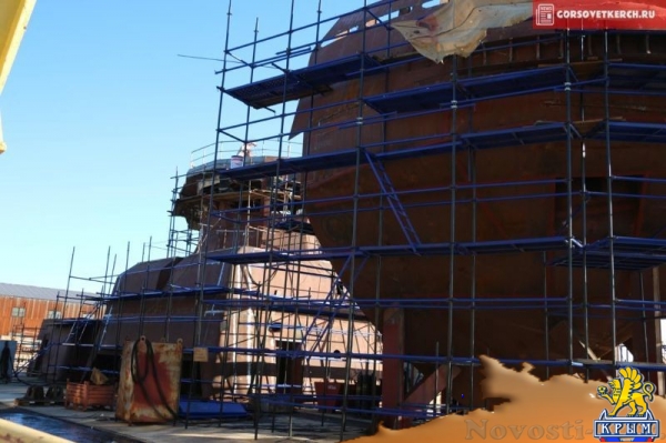 Керченская верфь «Фрегат» построила паром для перевозок между Крымом и Кубанью (ФОТО) - «Туризм Крыма» Керченская верфь «Фрегат» построила паром для перевозок между Крымом и Кубанью (ФОТО) - «Туризм Крыма»