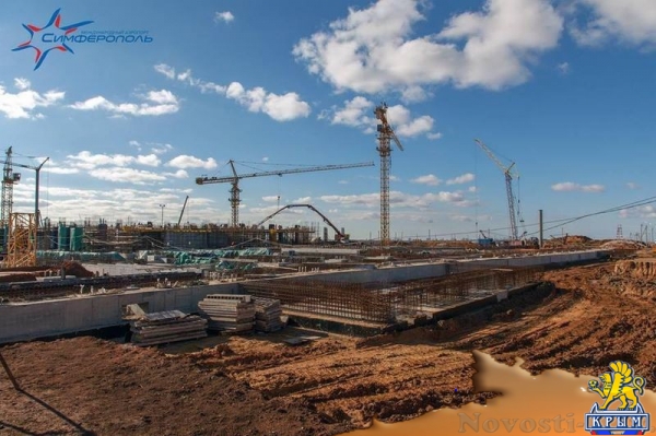 Строители нового аэровокзального комплекса в Симферополе приступили к возведению каркаса здания (ФОТО) - «Экономика Крыма»