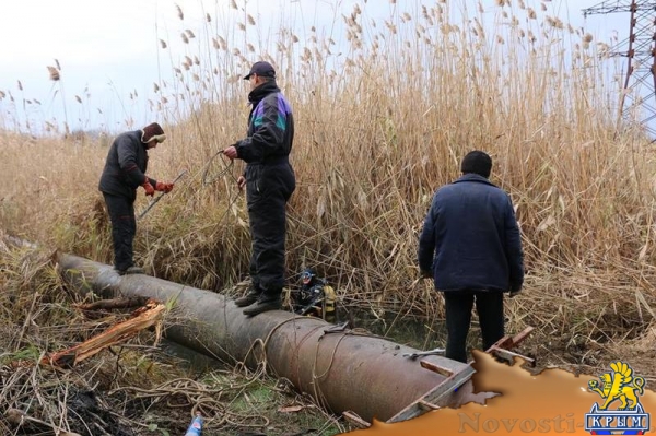 Водолазы помогают «Воде Крыма» устранить порыв на водоводе в Керчи (ФОТО) - «Общество Крыма»