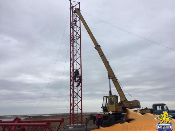 Украина начала возведение телевышки для вещания в Крым (ФОТО, ВИДЕО) - «Симферополь»