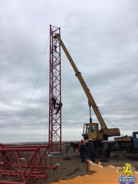 Украина начала возведение телевышки для вещания в Крым (ФОТО, ВИДЕО) - «Симферополь»